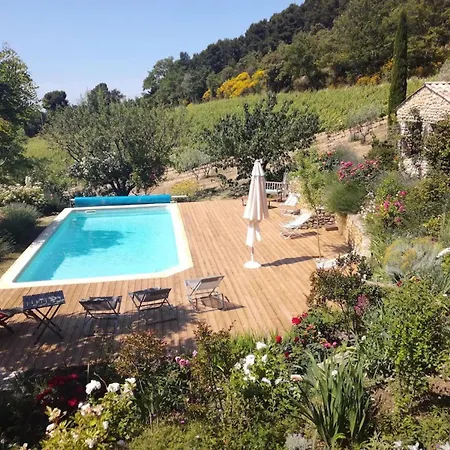La Roseraie Des Cotes - Piscine * Vinsobres